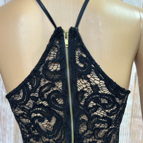 My Michelle Black Halter Neck Mini‎ Dress - Picture 5 of 9